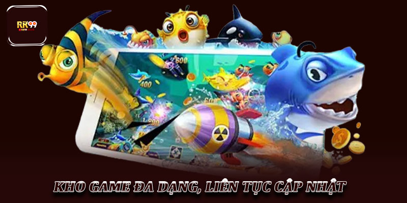 RR99 Bắn Cá Trải Nghiệm Giải Trí Đại Dương Đỉnh Cao 2025 2 Kho Game Đa Dạng, Liên Tục Cập Nhật
